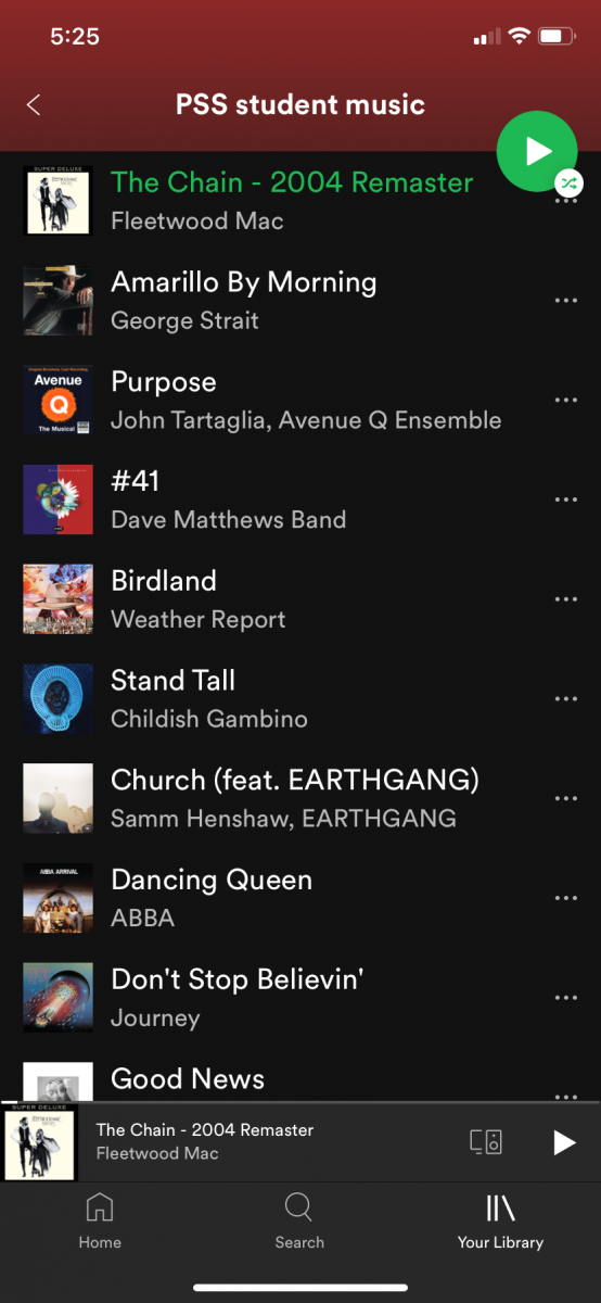 spotify screen shot