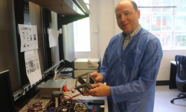 Professor Glenn Lightsey in the lab