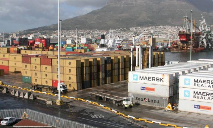Loading dock with shipments