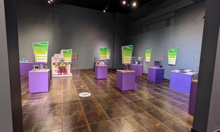Exhibit at museum