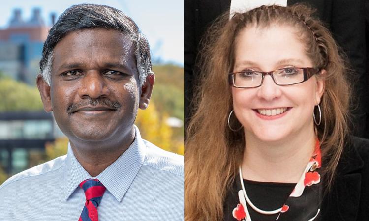 Raghupathy “Siva” Sivakumar and Natalie Stingelin