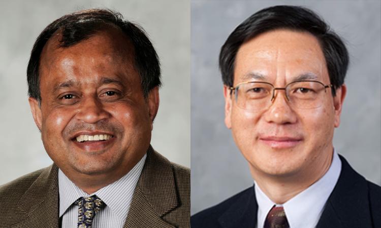 headshots of Madhavan Swaminathan and Zhong Lin Wang