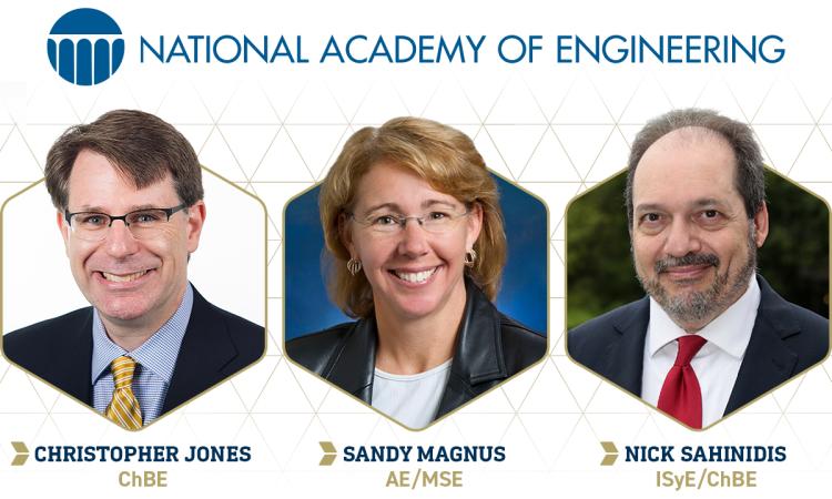 National Academy of Engineering: Christopher Jones, Sandy Magnus, Nick Sahinidis