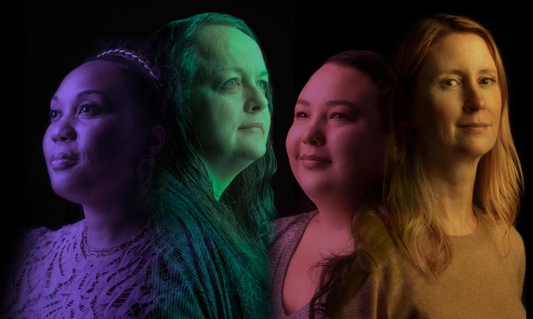A composite image of Natasha Carter, Christy Kelley, Camila Camargo, and Susan Thomas