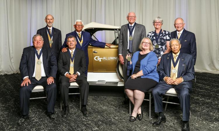 Hall of Famers group photo