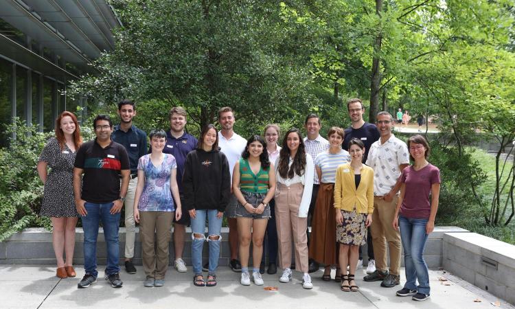 Group photo of the first 11 fellows in the Interdisciplinary Health and Environment Leadership Development (IHE-LeaD) Program.
