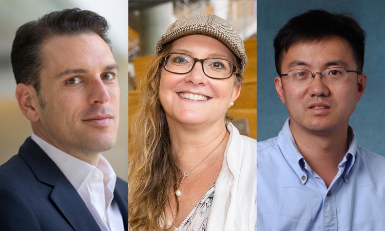 Headshots of Jason Azoulay, Natalie Stingelin, and Jerry Qi.