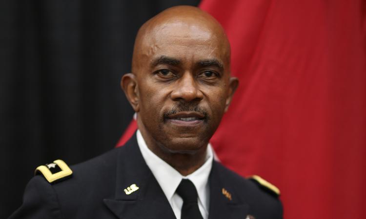 Retired Maj. Gen. Ronald Johnson in uniform.