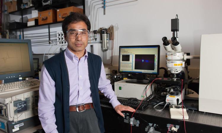 Meilin Liu in his lab