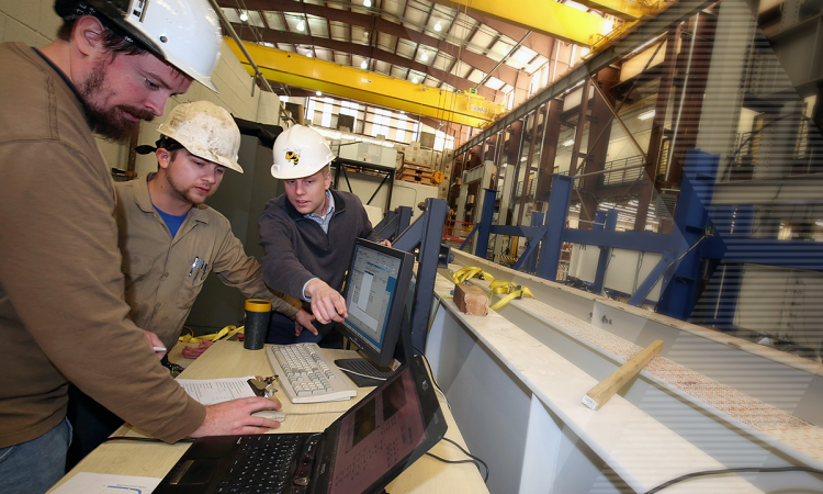 Sherman and colleagues in the lab