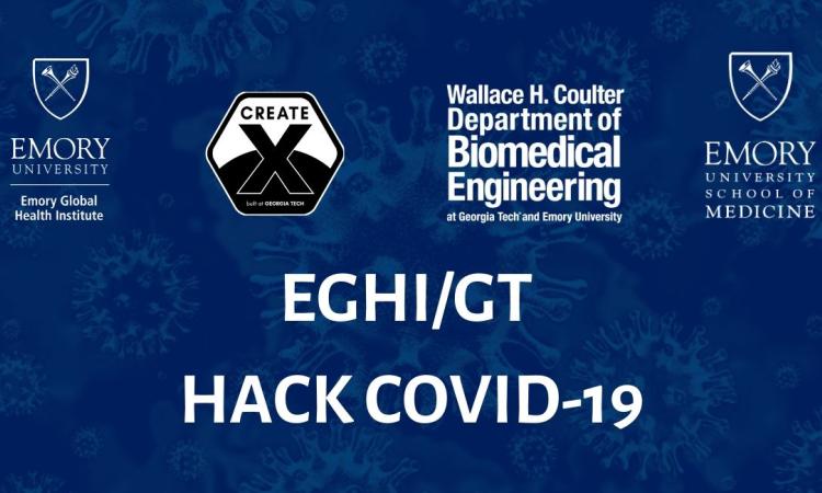 hack covid hackathon promotional banner