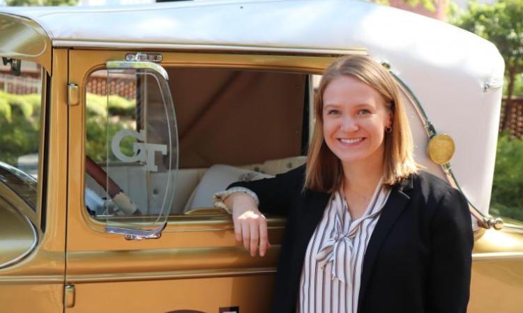 ECE student, Lillian Anderson, wins Helen Grenga Award for Top Female Engineer
