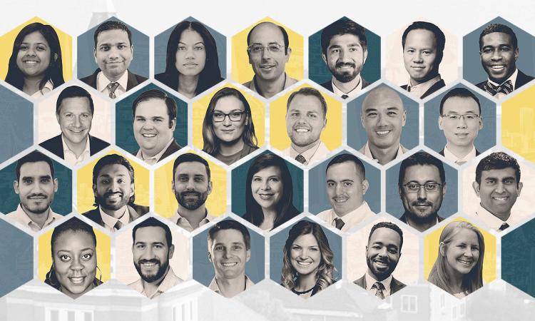 26 engineers from 40 under 40 honorees (photo montage)