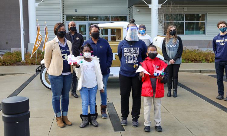 4th grade students at Tuskegee Global Academy 