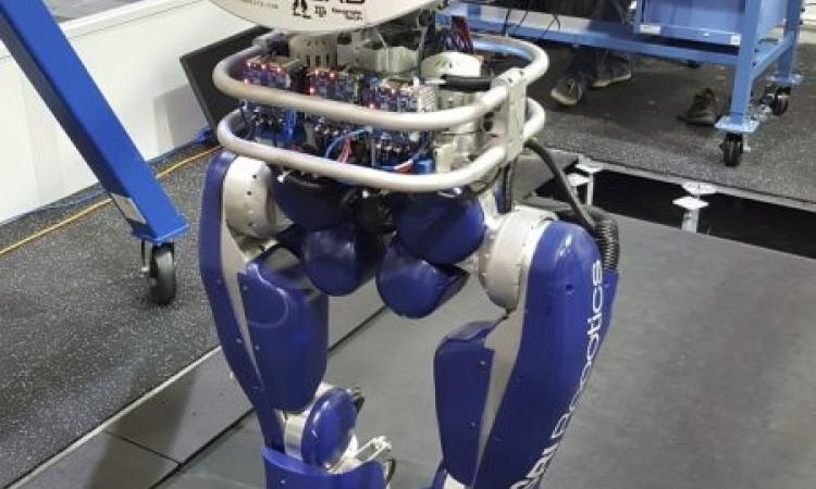Robot Earns its Shoes Walks Like a Person