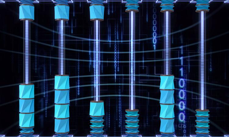 This illustration depicts a multifunctional, magnetically responsive origami system, possessing distributed, untethered control capabilities