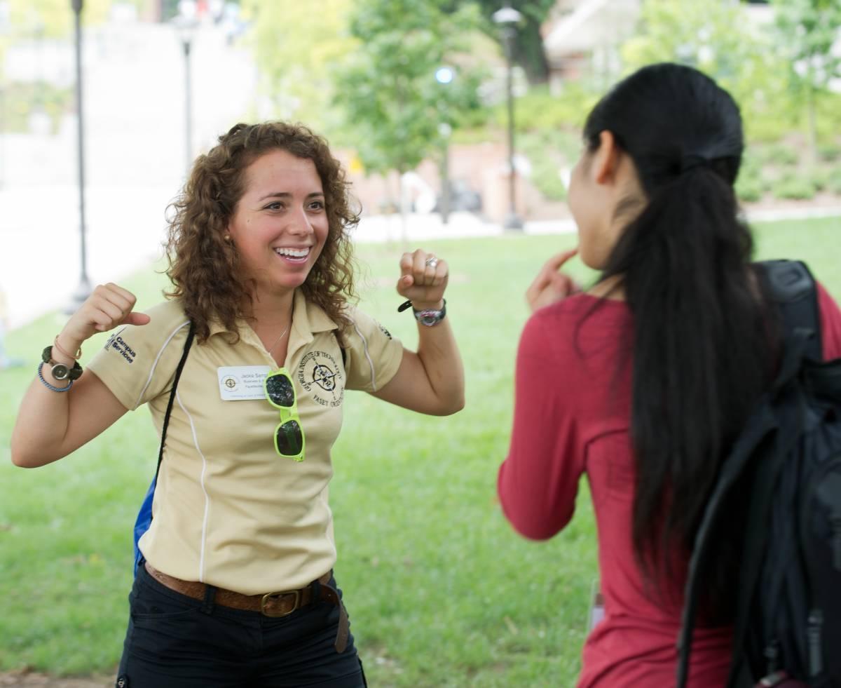 FASET (Familiarization and Adaptation to the Surroundings and Environs of Tech) is Georgia Tech's orientation program for new undergraduate students.