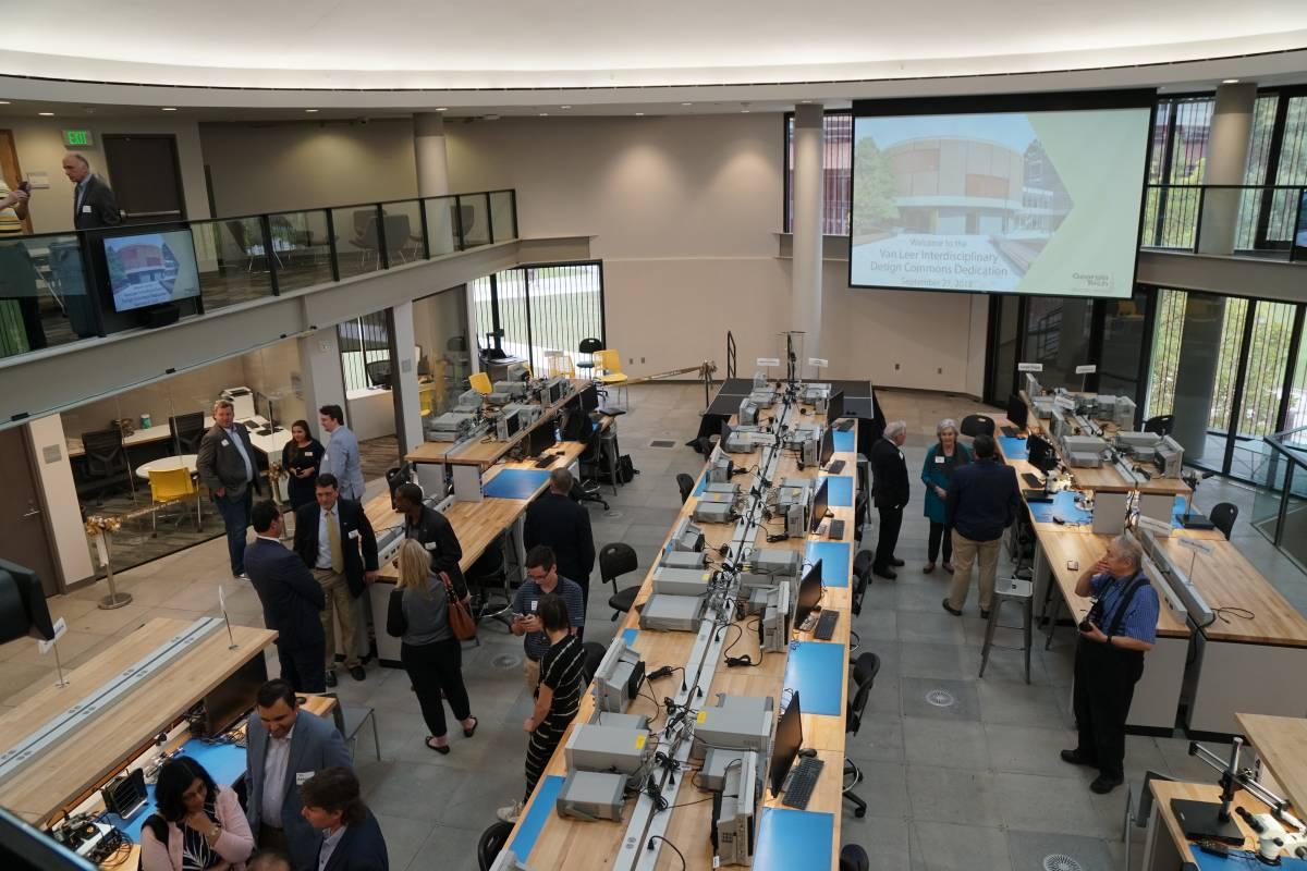 The Van Leer Interdisciplinary Design Commons opened in Fall 2018.