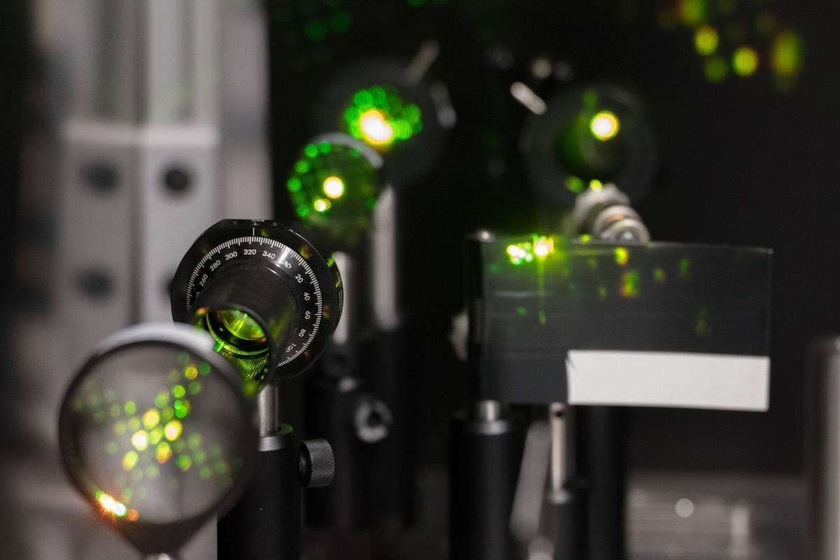 Felix Thouin is a researcher at Georgia Tech that studies lasers.