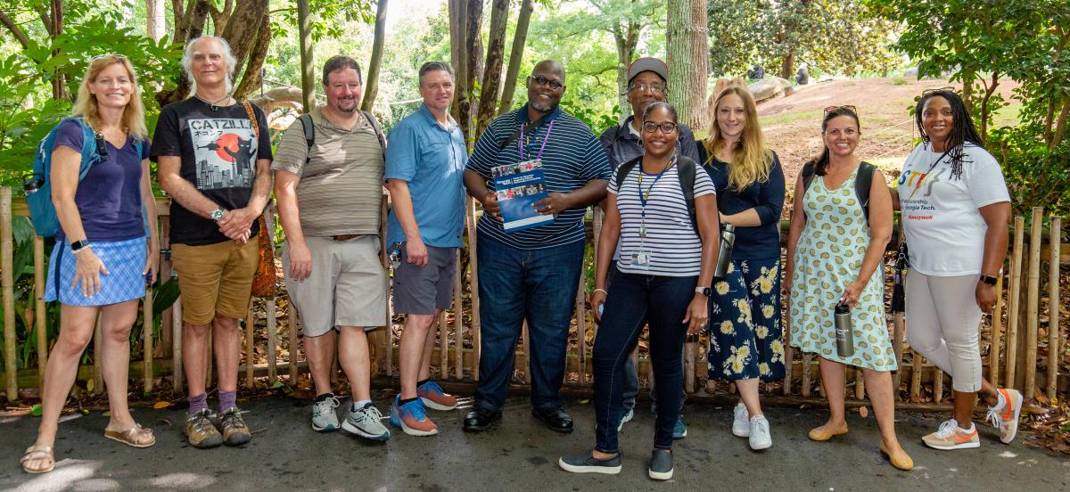 image of participants in the Georgia Tech BIRDEE program