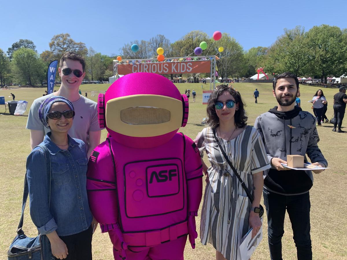 Carolina Colón and friends at the Atlanta Science Festival