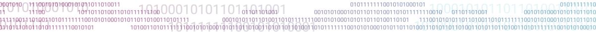 decorative page element of ones and zeros