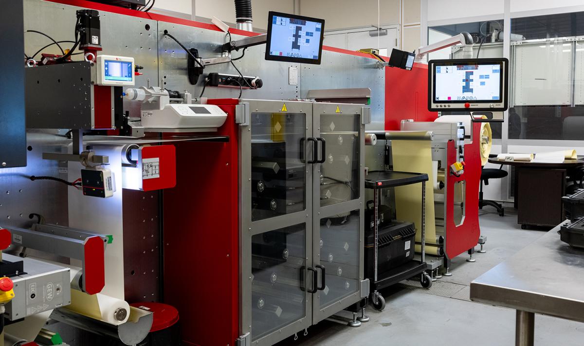 Roll-to-roll manufacturing equipment in the lab