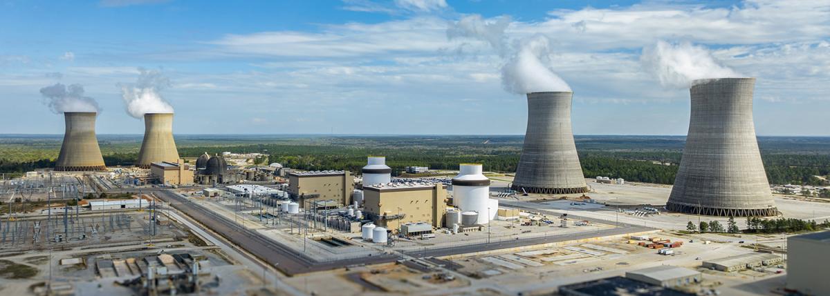 a wide view of Georgia Power's Plant Vogtle