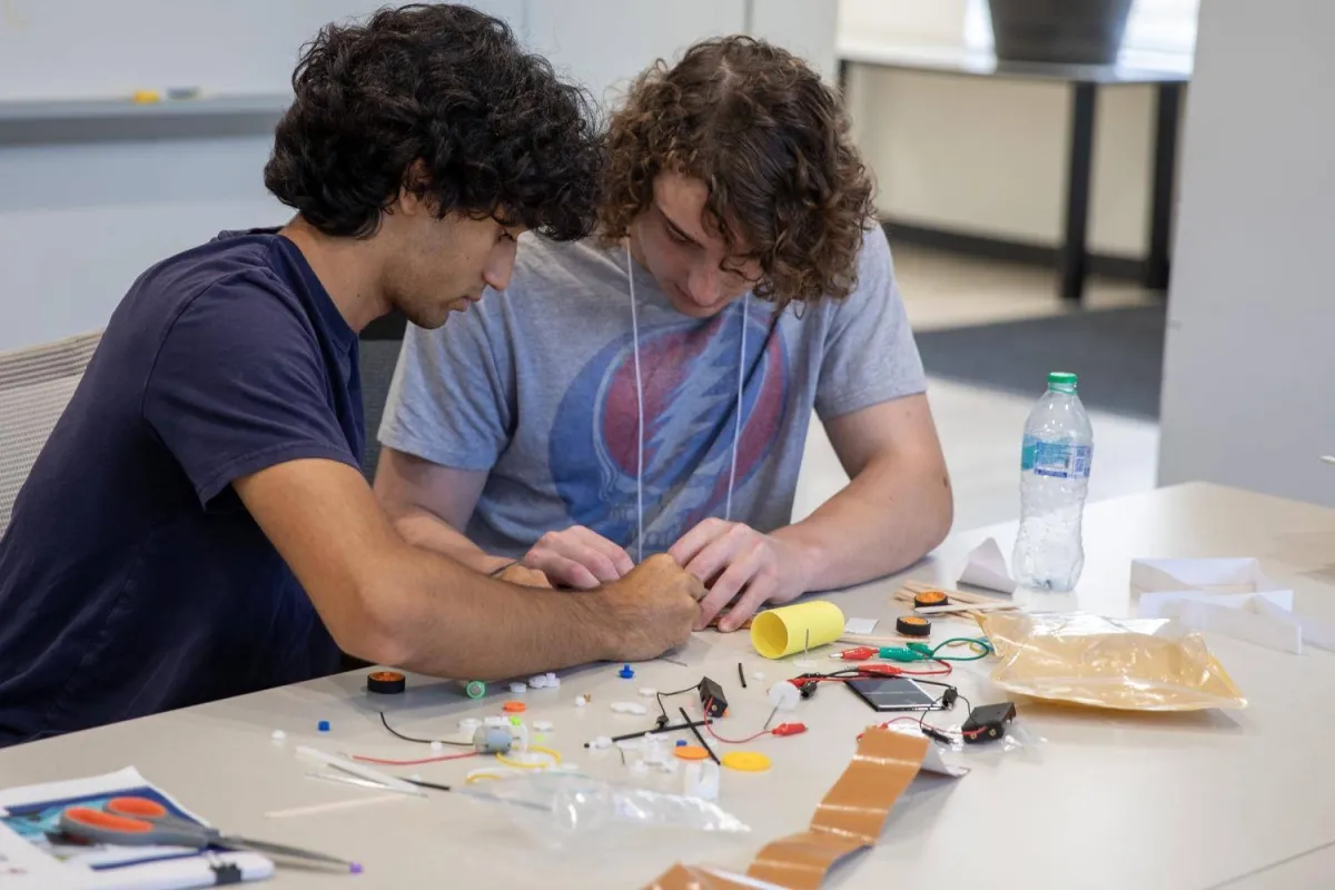 students in workshop