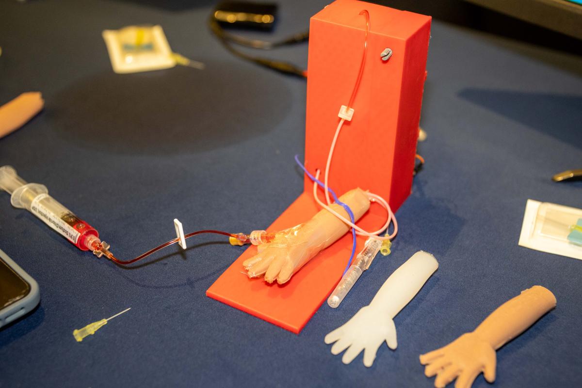 little models of baby arms and hands