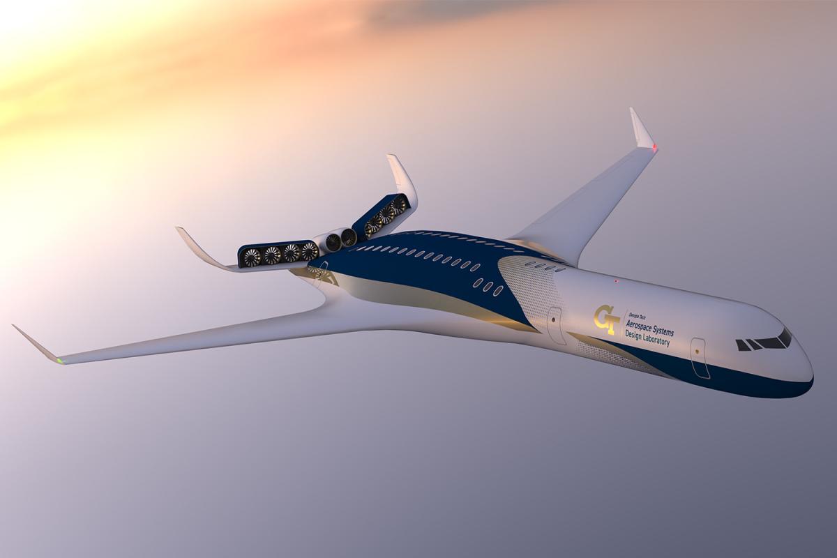 rendering of NASA’s ATH2ENA aircraft