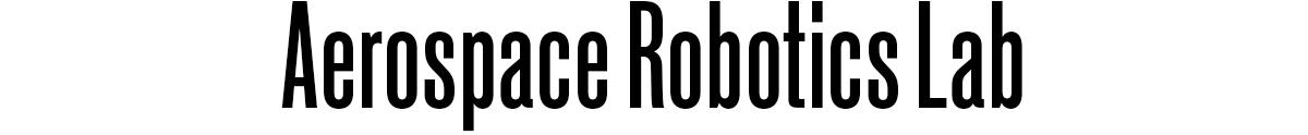 An H2 header with text "Aerospace Robotics Lab"