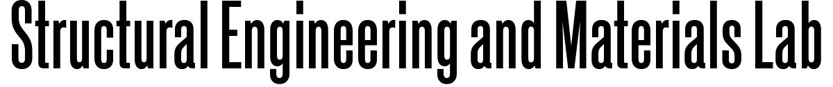 An H2 header with text "Structural Engineering and Materials Lab"