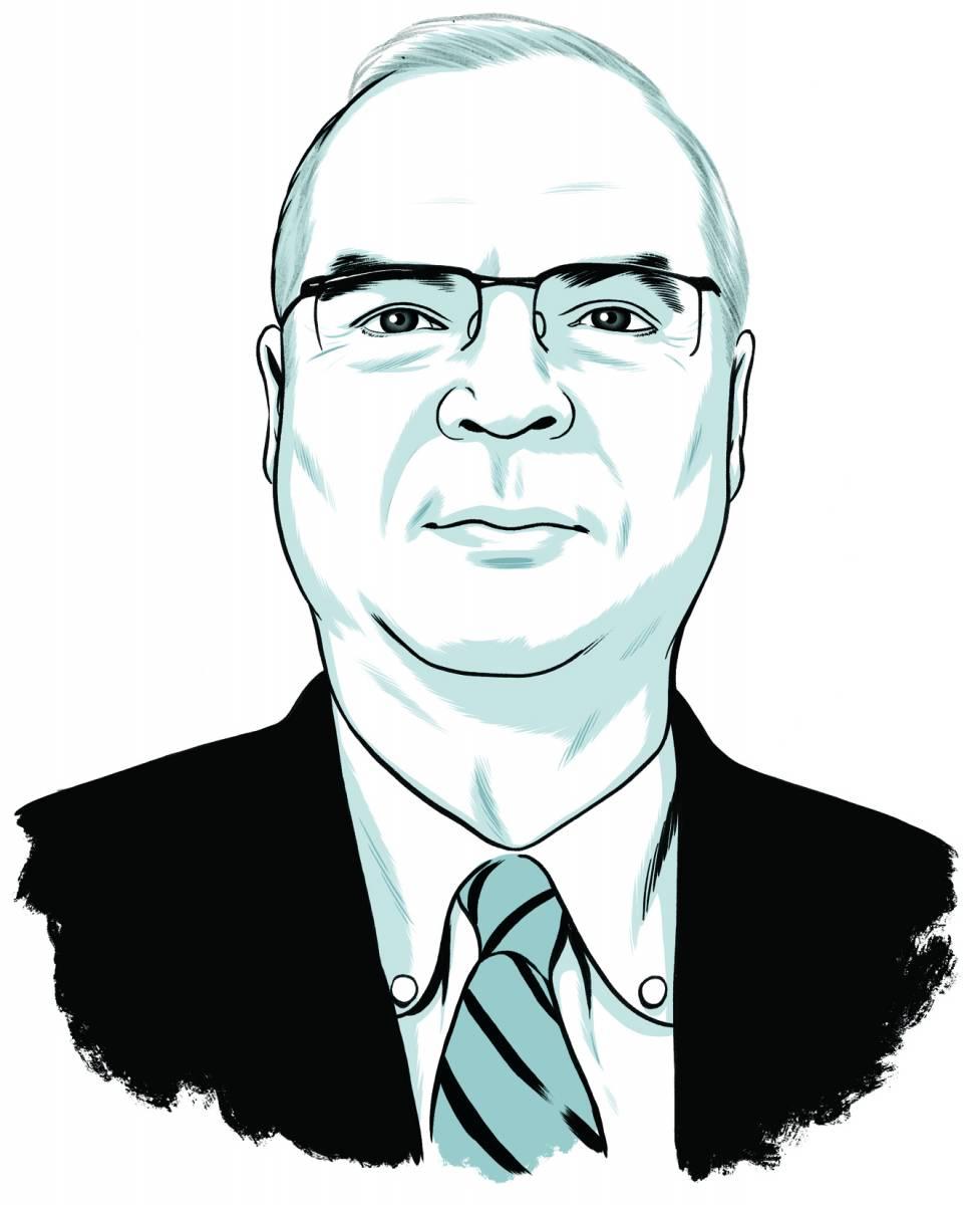 illustrated portrait of Jeff Lane