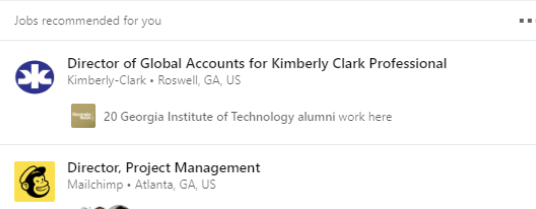 Example of a LinkedIn job ad
