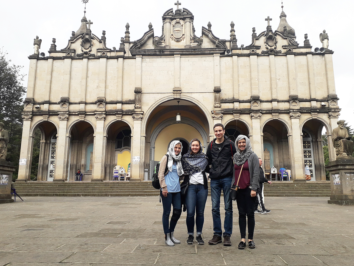 The Capstone team of Libi Medical in Ethiopia includes BME students Hannah Geil, Elizabeth Kappler, Yahia Ali, and Elianna Paljug.