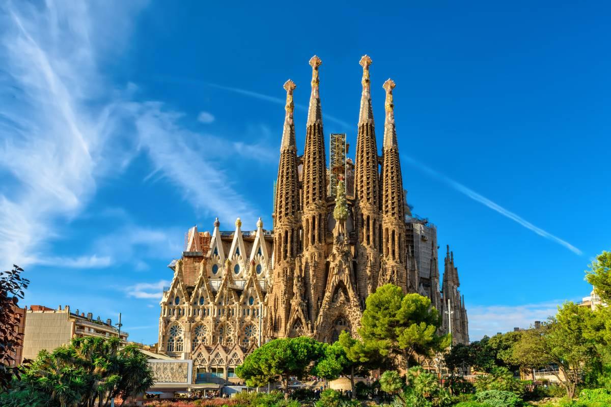 Sagrada Familia in Barcelona, Spain