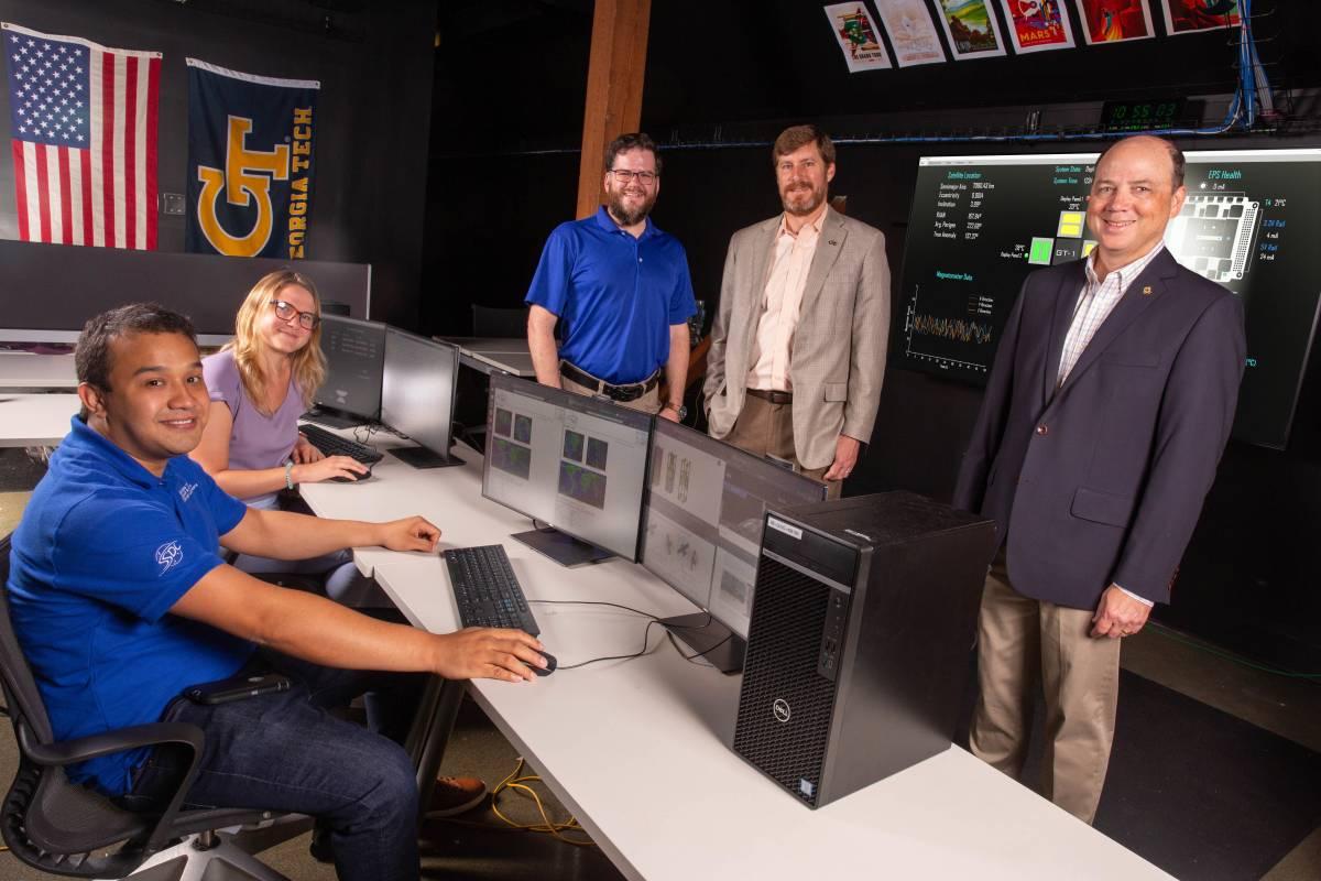 image of Mission Control at Georgia Tech for Lunar Flashlight