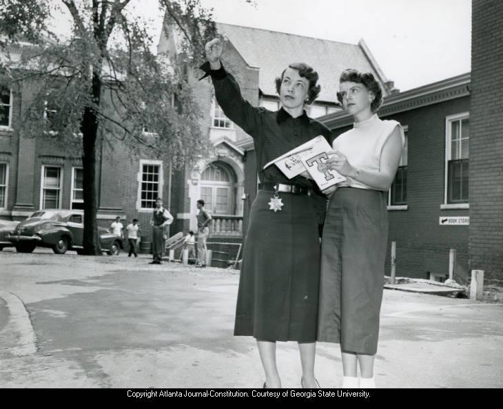 Elizabeth Herndon and Diane Michel, Georgia Tech's first two women students