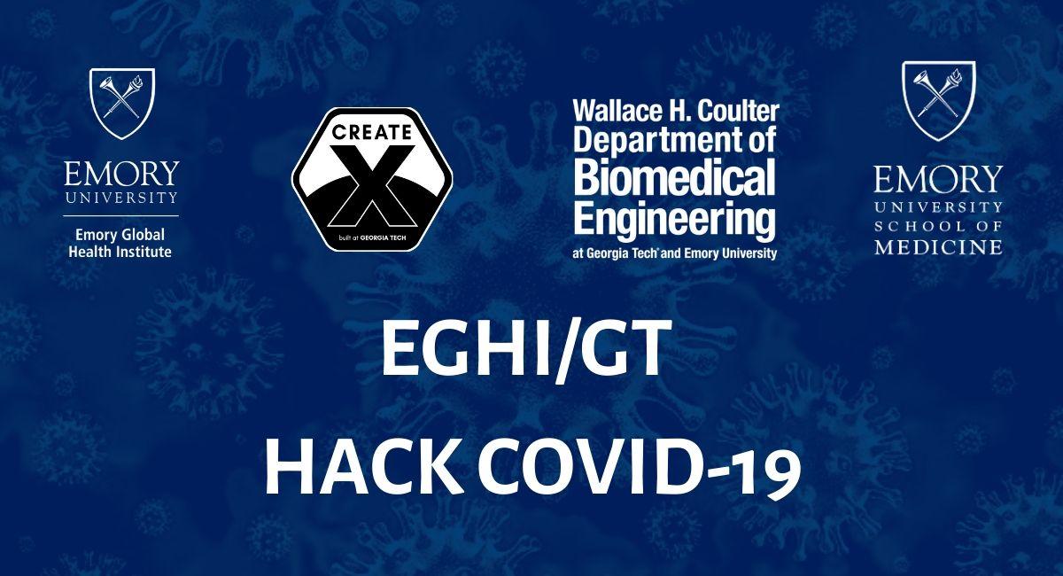 hack covid hackathon promotional banner