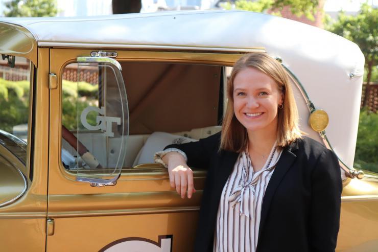 ECE student, Lillian Anderson, wins Helen Grenga Award for Top Female Engineer