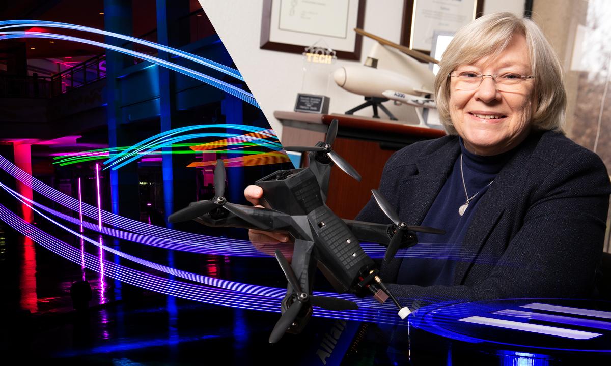 Smith with drone