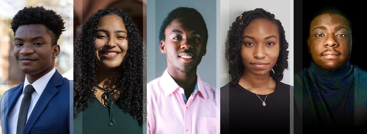 Headshots of 5 PGS Fellows